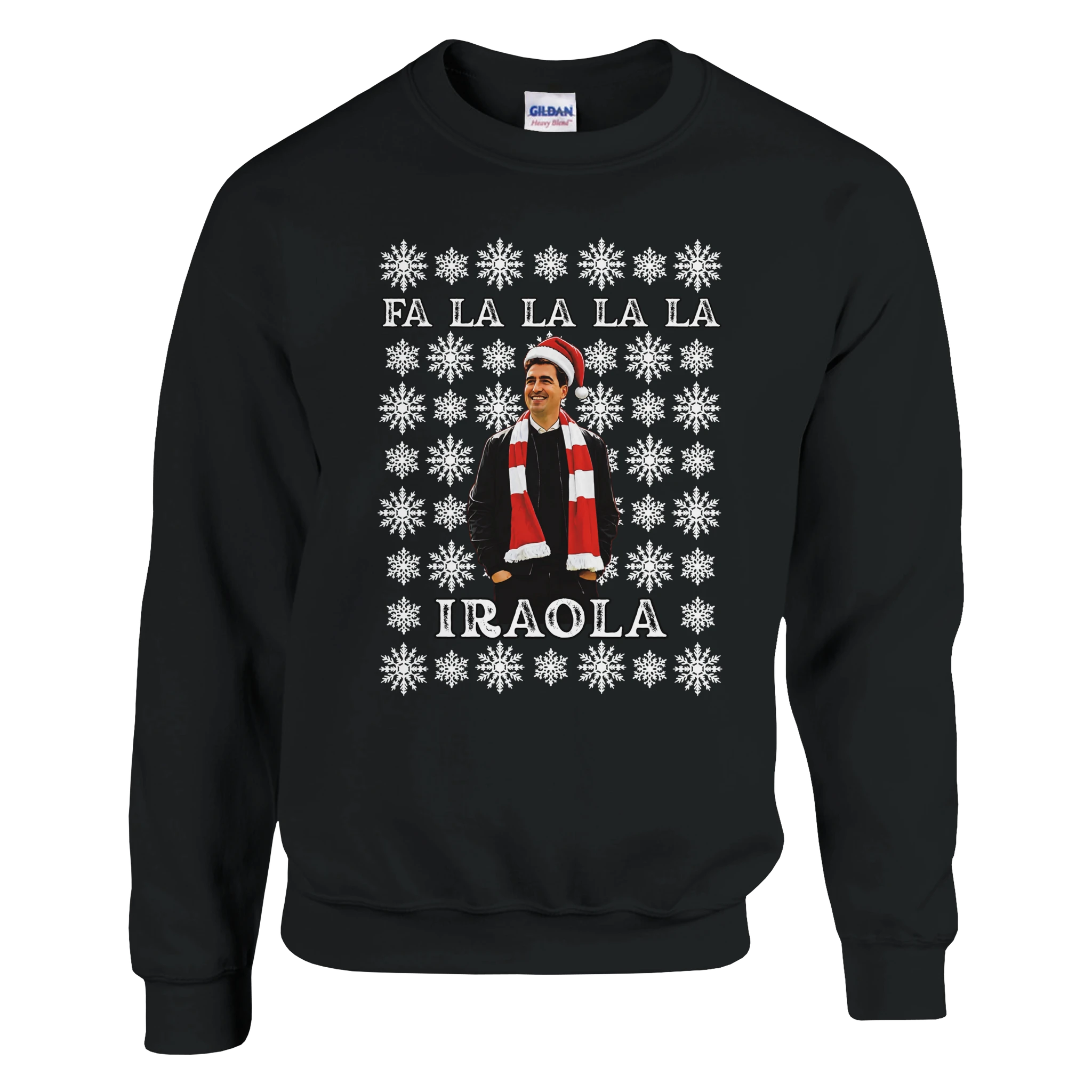 Fa La La La La Iraola - Andoni Iraola Christmas Jumper in Black