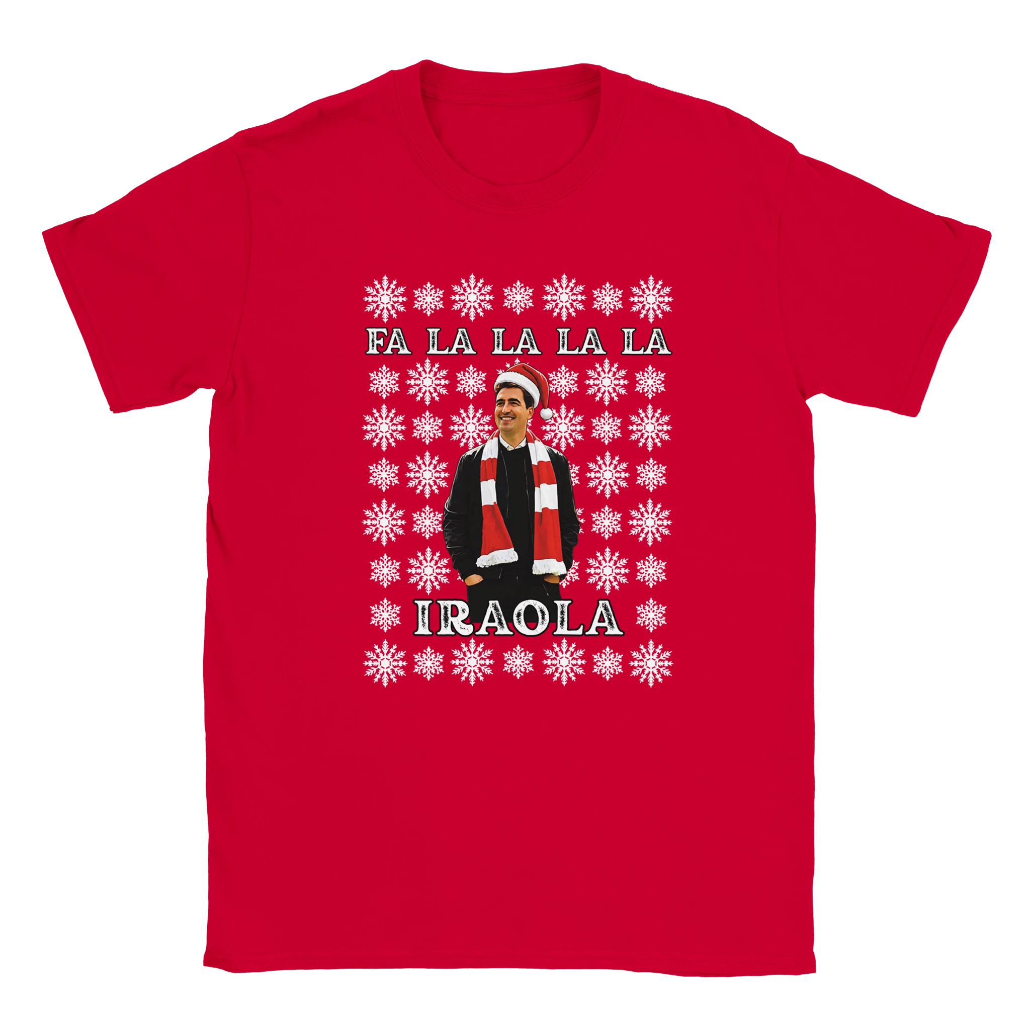 Fa La La La La Iraola - Andoni Iraola Christmas T-Shirt in Red