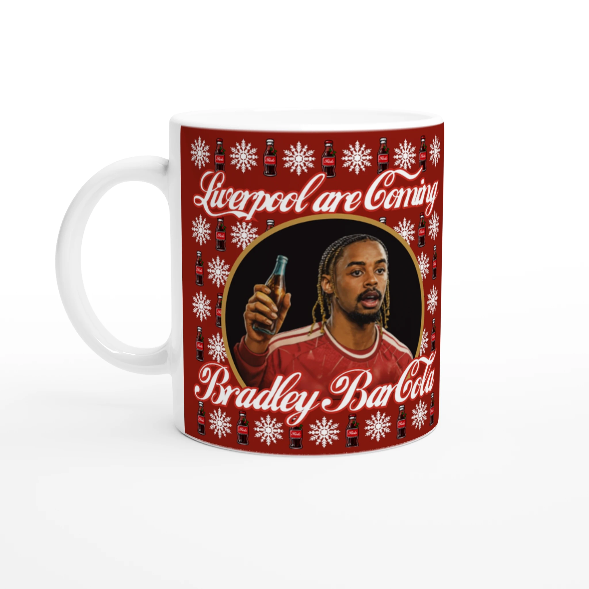 Liverpool are Coming - Bradley Barcola Christmas Mug